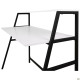Стіл Mont Blanc (1250х550х1027Н) чорний/Білий (A221496)