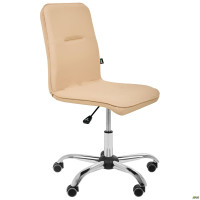 Крісло Самба-Home Хром Кожзам бежевий без канта (A223070)