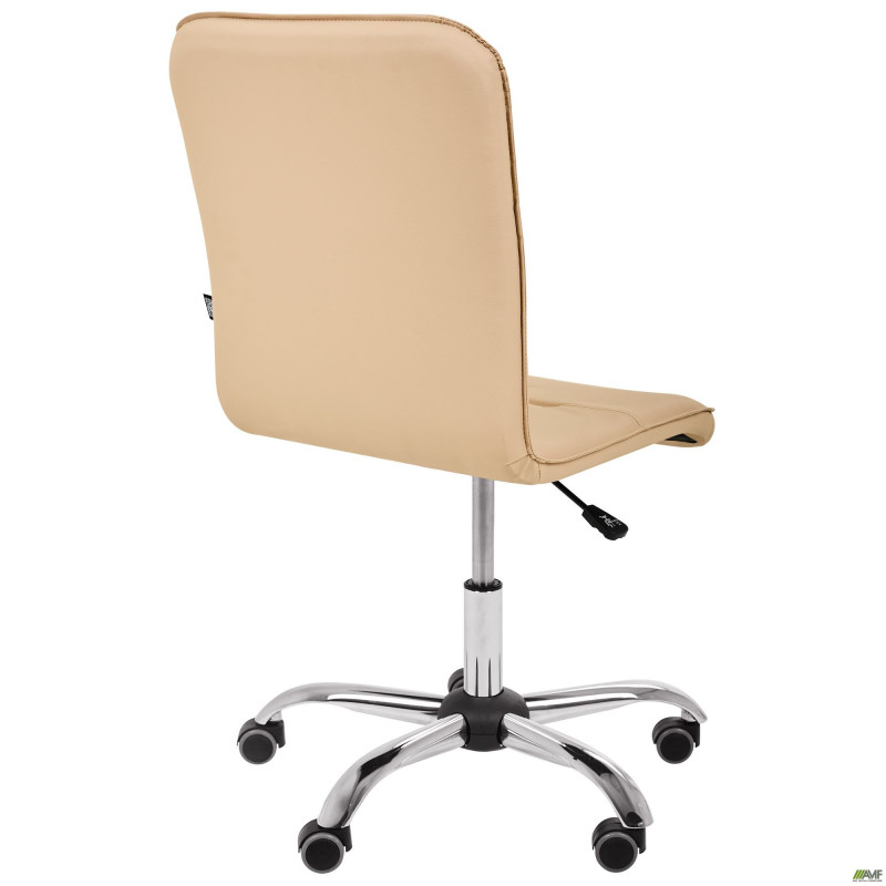 Крісло Самба-Home Хром Кожзам бежевий без канта (A223070)
