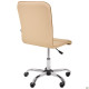 Крісло Самба-Home Хром Кожзам бежевий без канта (A223070)