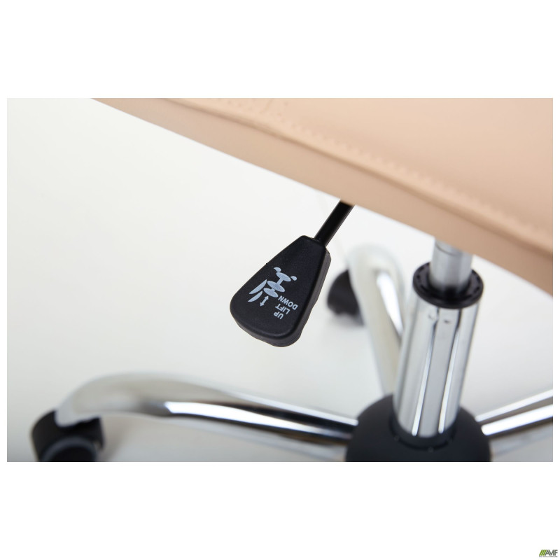 Крісло Самба-Home Хром Кожзам бежевий без канта (A223070)