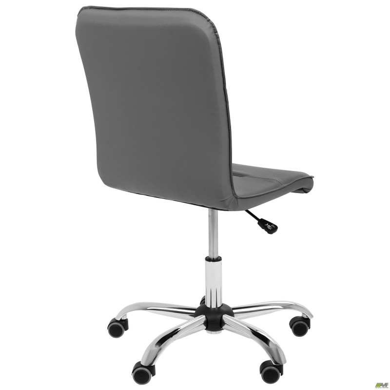 Крісло Самба-Home Хром Кожзам сірий без канта (A223080)