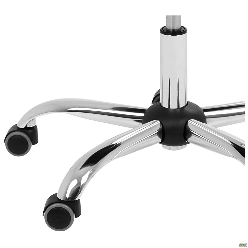 Крісло Самба-Home Хром Кожзам сірий без канта (A223080)