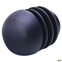 Комплект заглушок бар D20мм, чорний (комплект 4 шт.) (A260227)