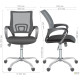 Кресло Веб Хром Сетка черная (A292036)