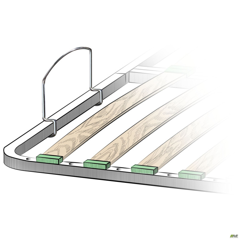 Ограничитель матраса хром (A292772)