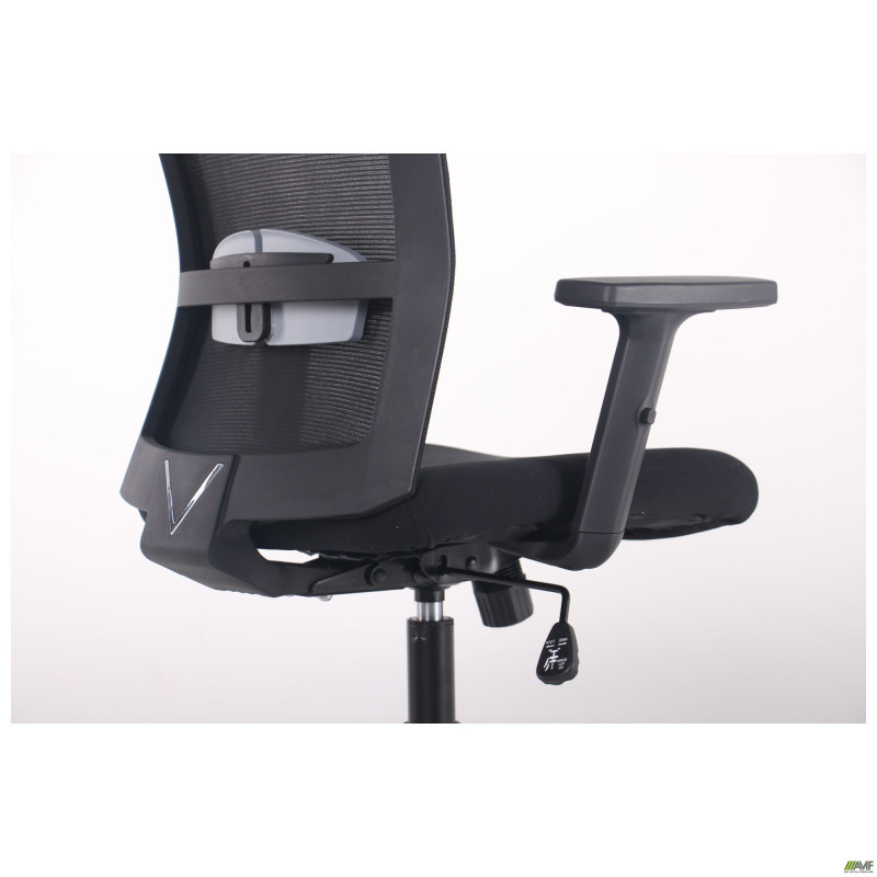 Крісло Uran Black HR сидіння Нест-01 чорна/спинка Сітка SL-00 чорна (A297843)