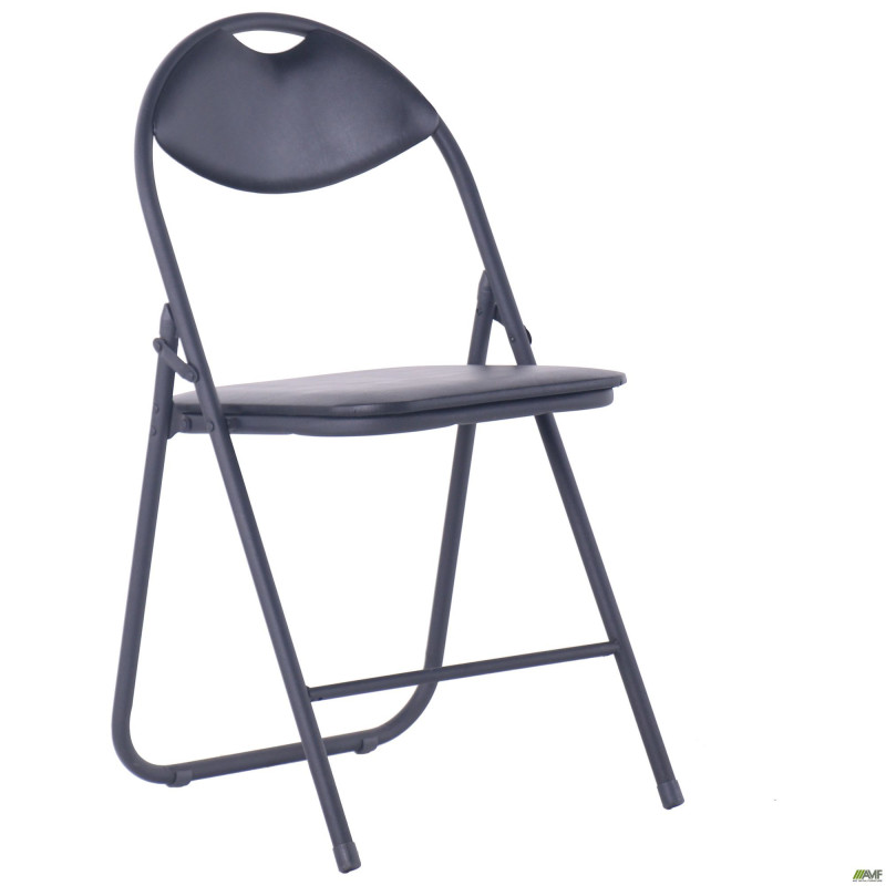 Стілець Джокер чорний ПВХ чорний (A369410)