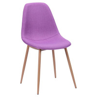 Стілець Лучія База метал бук/Фіолетовий (A513664)