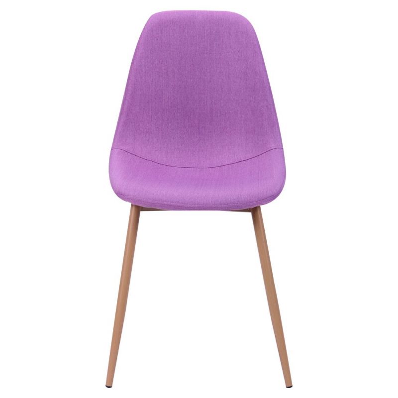 Стілець Лучія База метал бук/Фіолетовий (A513664)