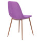 Стілець Лучія База метал бук/Фіолетовий (A513664)