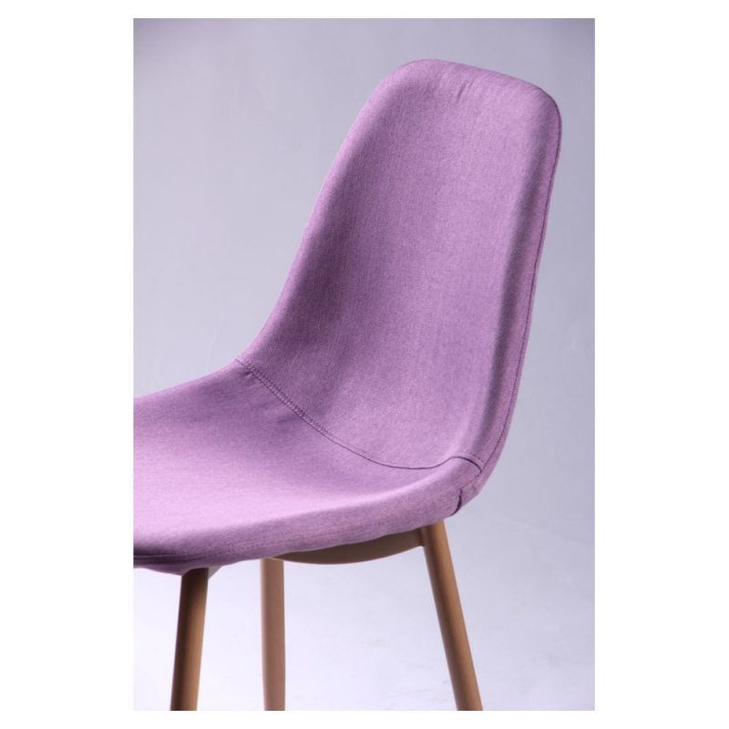 Стілець Лучія База метал бук/Фіолетовий (A513664)