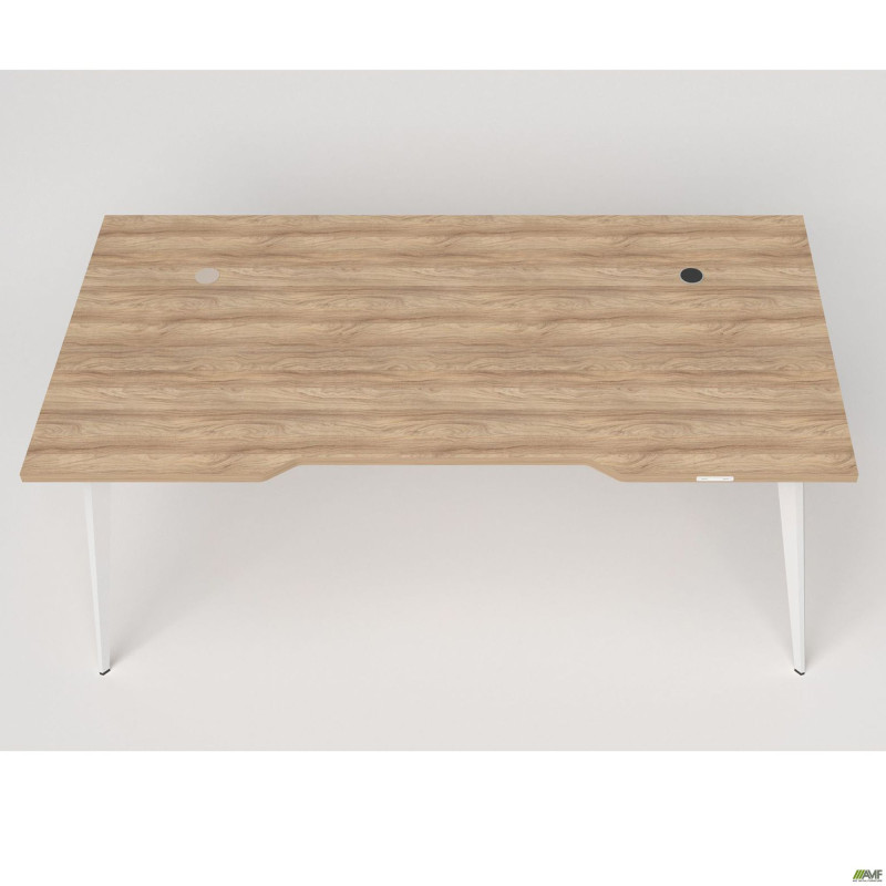 Стіл+USB Delta DL-107 (1790х900х750мм) Блеквуд Ячмінний/Каркас білий (A521601)