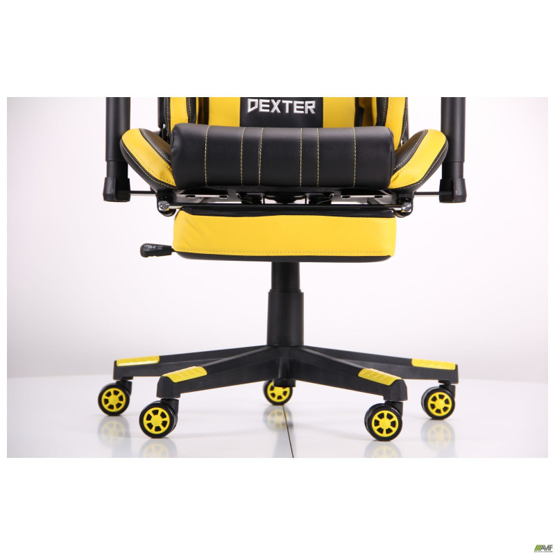 Кресло VR Racer Dexter Megatron черный/желтый (A545085)