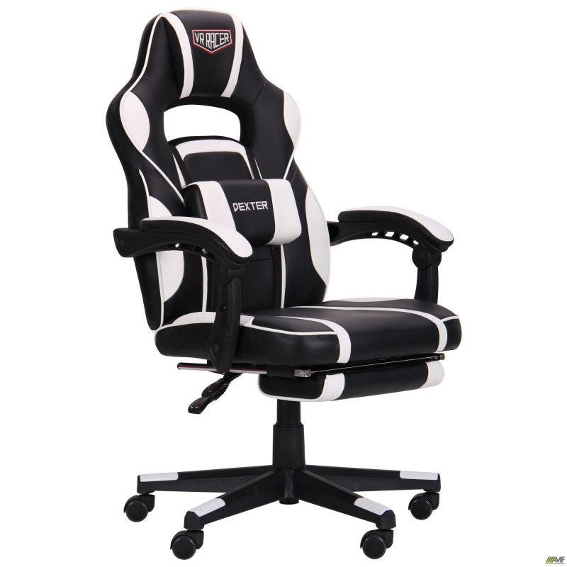 Кресло VR Racer Dexter Vector черный/белый (A545087)