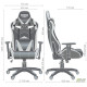Кресло VR Racer Expert Wizard черный/серый (A545090)
