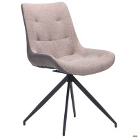 Стілець поворотний Aurora чорний/меланж латте (A545803)