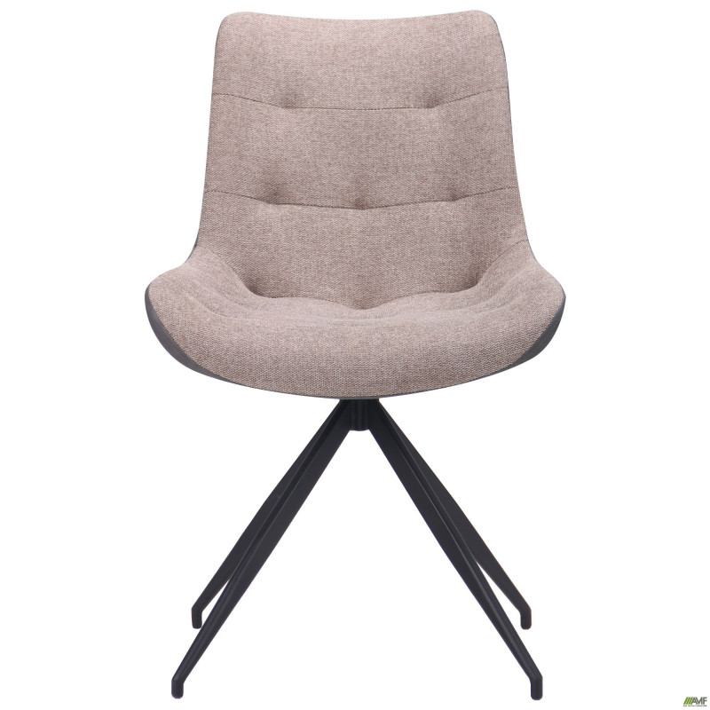 Стілець поворотний Aurora чорний/меланж латте (A545803)