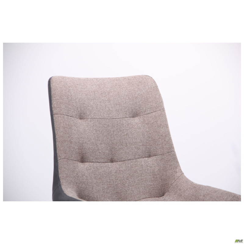 Стілець поворотний Aurora чорний/меланж латте (A545803)