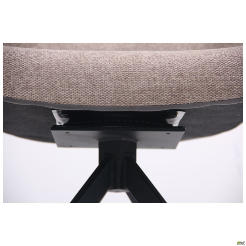 Стілець поворотний Aurora чорний/меланж латте (A545803)