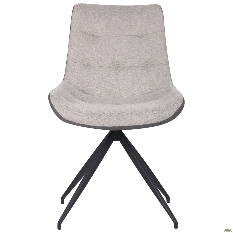 Стул поворотный Aurora черный/меланж сильвер (A545804)