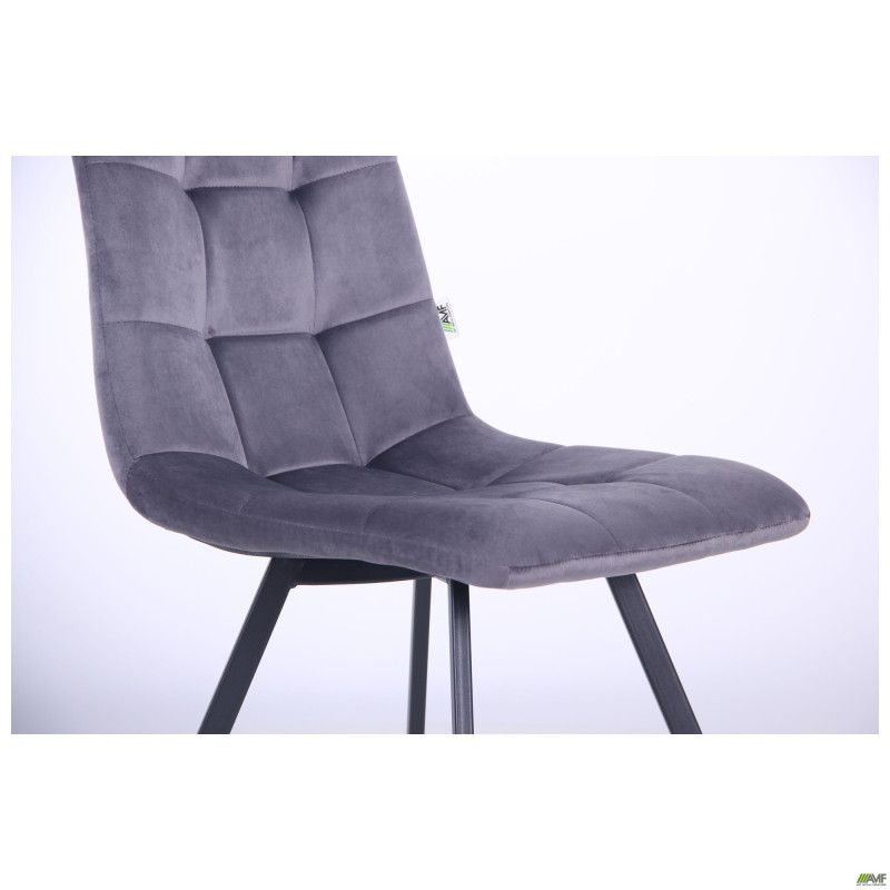 Стул обеденный Harlem черный/серый велюр (A546786)
