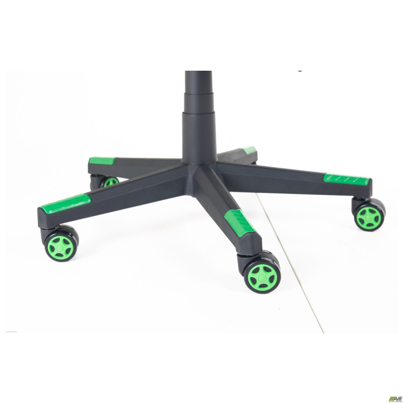 Кресло VR Racer Dexter Megatron черный/Зеленый (A553505)