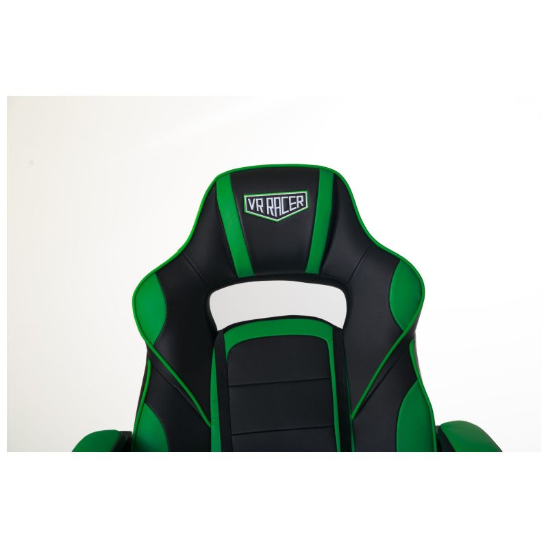 Кресло VR Racer Dexter Webster черный/зеленый (A553507)