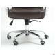 Крісло Marselle-Ch хром НВ, механізм Anifix, шкірозамінник коричневий (A553511)
