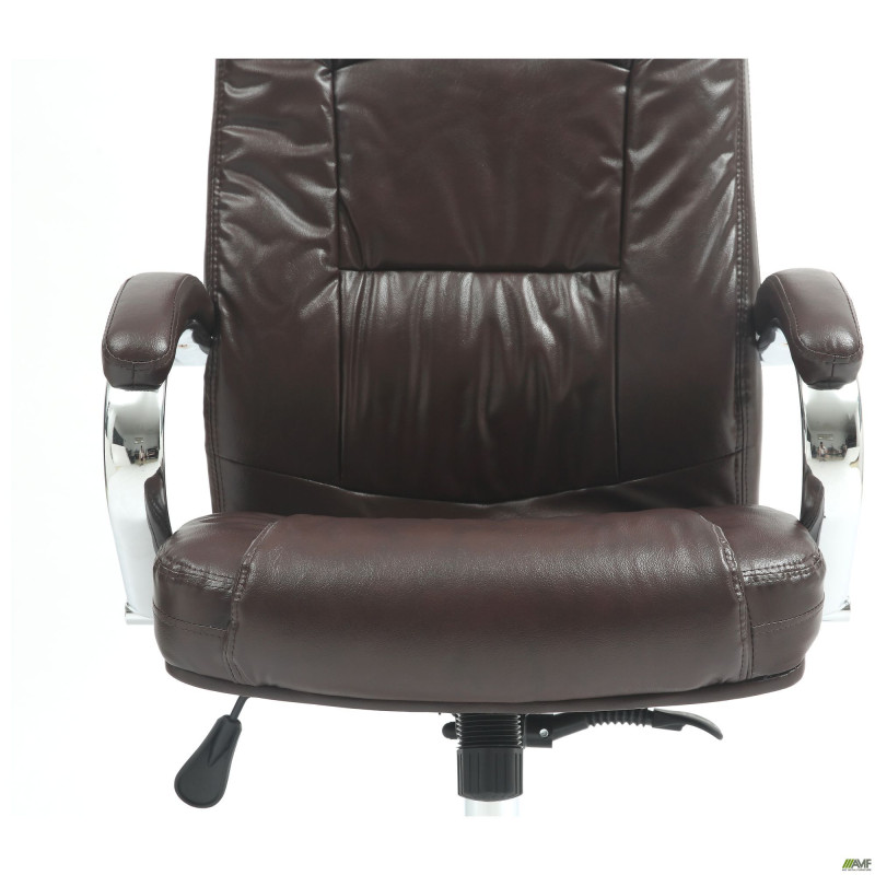 Крісло Marselle-Ch хром НВ, механізм Anifix, шкірозамінник коричневий (A553511)