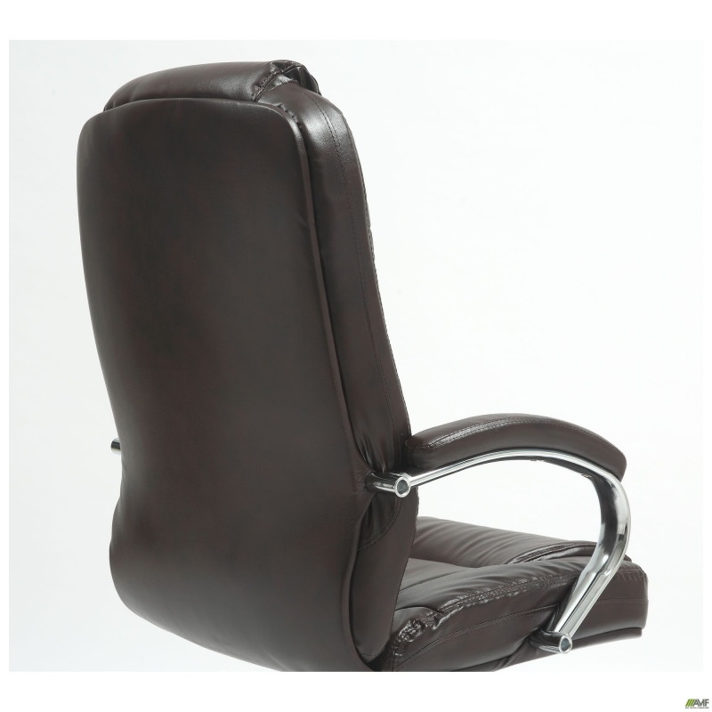 Крісло Marselle-Ch хром НВ, механізм Anifix, шкірозамінник коричневий (A553511)
