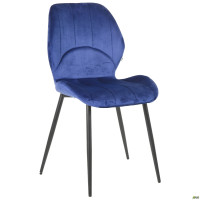 Стул Astra черный/вельвет синий (A553528)