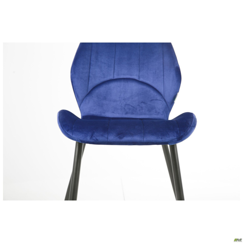 Стул Astra черный/вельвет синий (A553528)