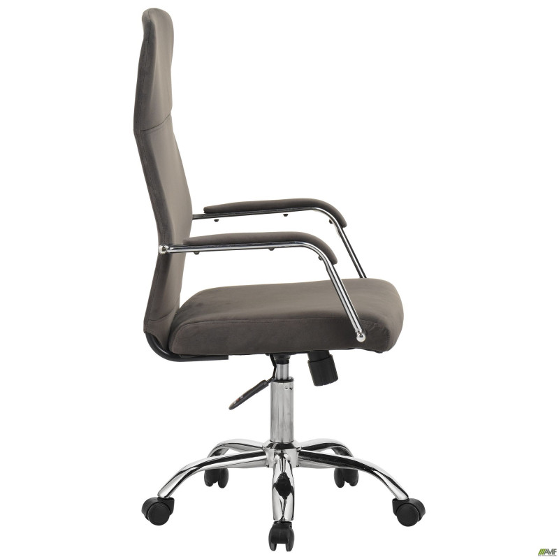 Кресло руководителя Gaspar велюр темно-серый (A554020)