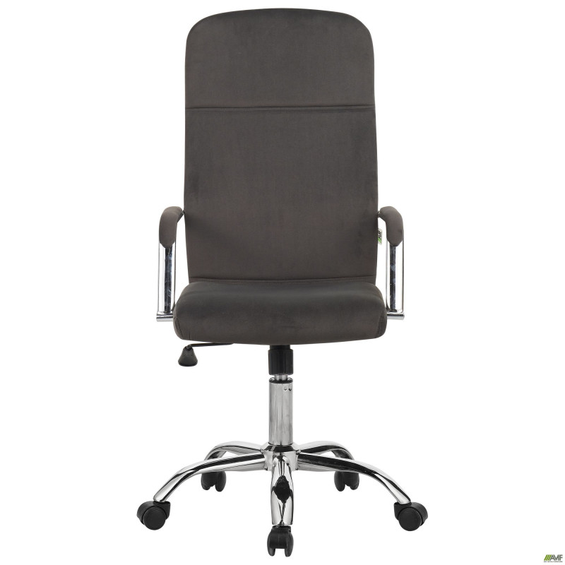 Кресло руководителя Gaspar велюр темно-серый (A554020)