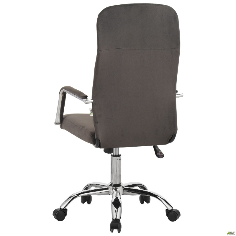 Кресло руководителя Gaspar велюр темно-серый (A554020)