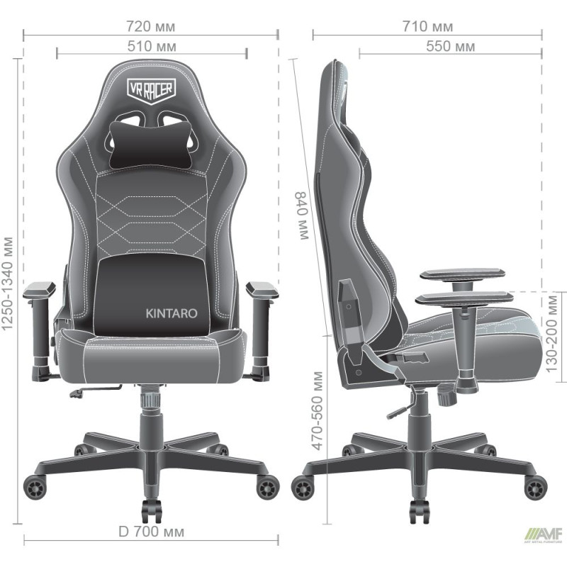 Кресло VR Racer Expert Kintaro красное вино (A555275)