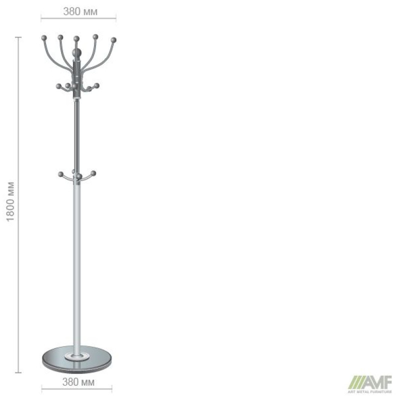 Вешалка Аврора Y-318 коричневая (A555278)