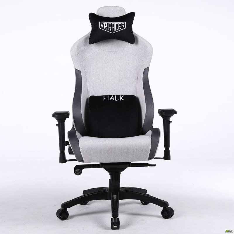 Кресло геймерское VR Racer Textile Halk серый/черный (A555291)