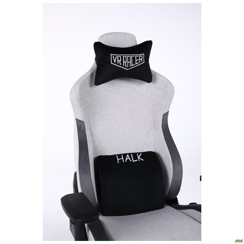 Кресло геймерское VR Racer Textile Halk серый/черный (A555291)