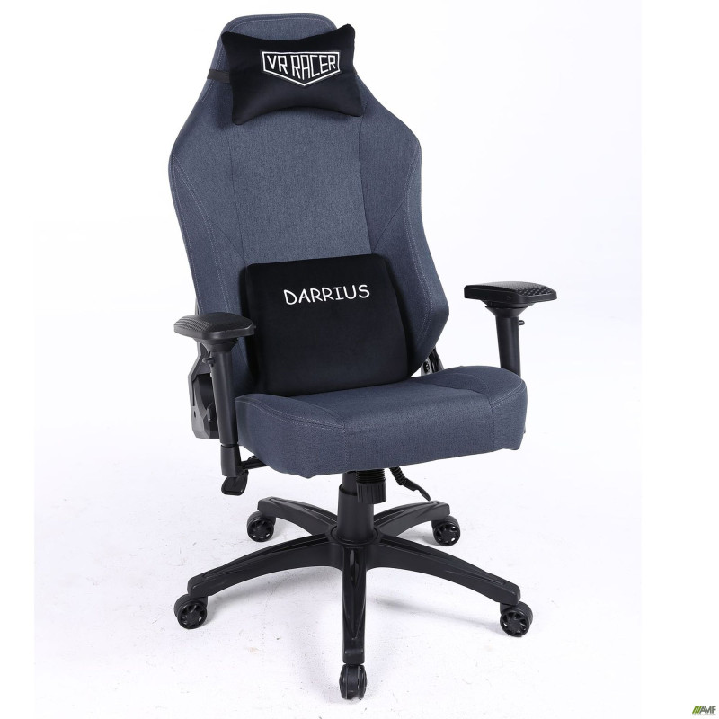 Кресло геймерское VR Racer Textile Darrius черное (A555292)