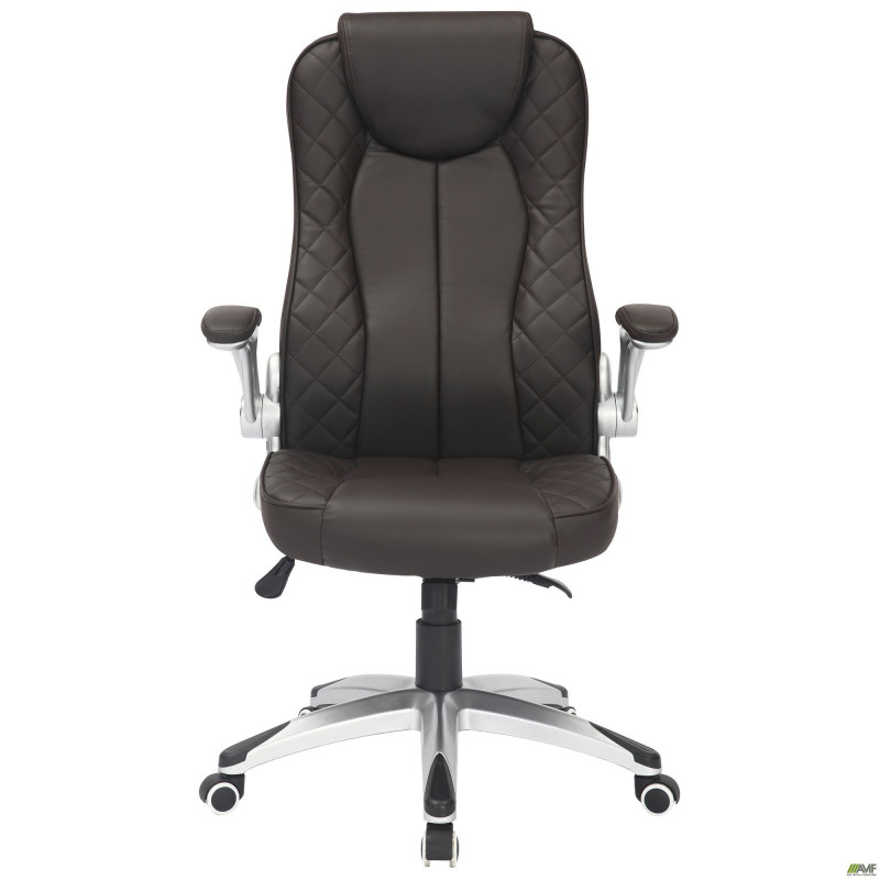 Кресло руководителя Parker кожезаменитель коричневый (A555317)