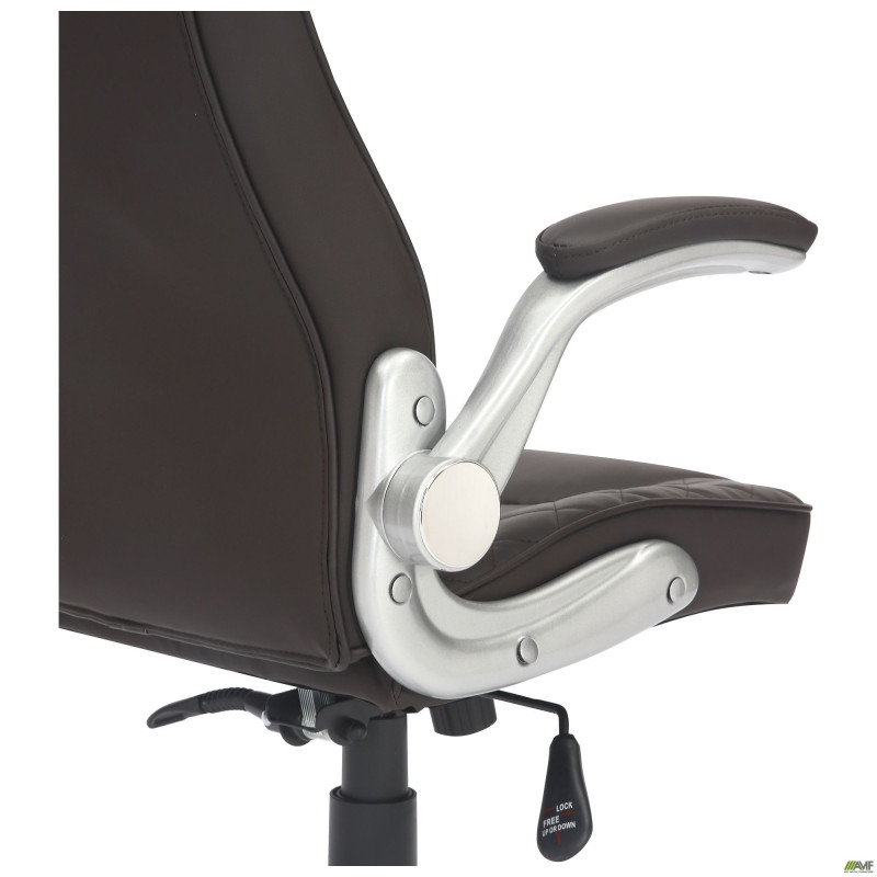 Кресло руководителя Parker кожезаменитель коричневый (A555317)