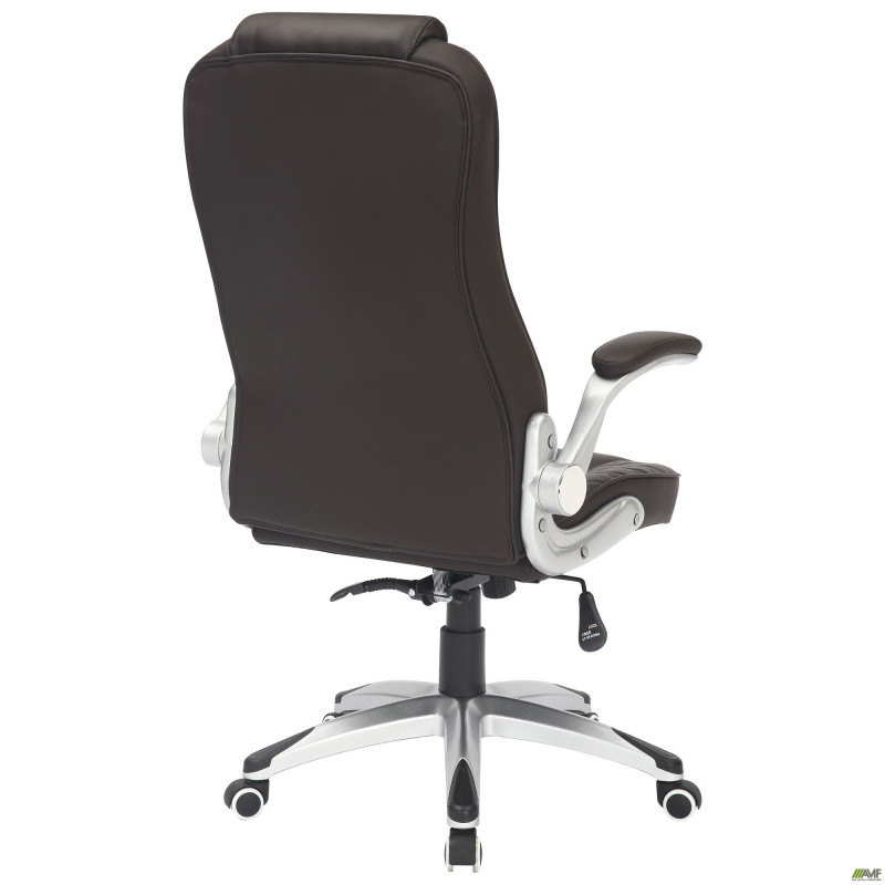 Кресло руководителя Parker кожезаменитель коричневый (A555317)