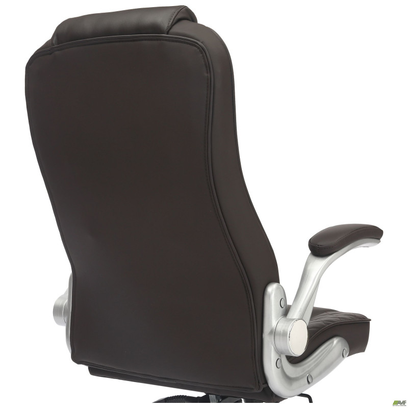 Кресло руководителя Parker кожезаменитель коричневый (A555317)