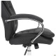 Кресло Valencia хром НВ, механизм Anyfix, кожзам черный (A555321)
