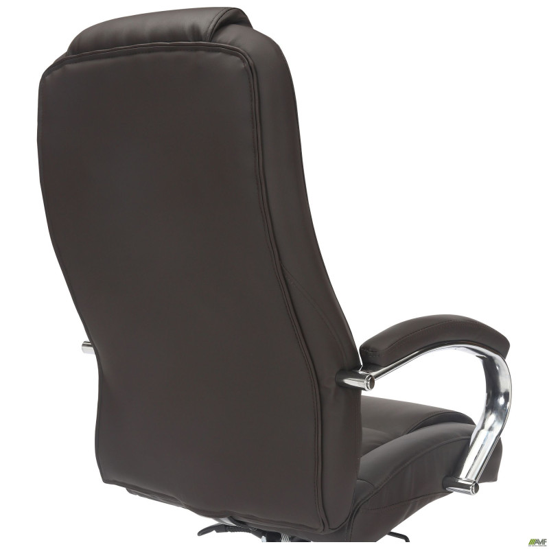 Кресло Mustang-Ch хром НВ, механизм Anyfix, кожзам коричневый (A555324)