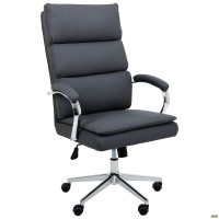 Кресло руководителя Faraon кожзам серый (A555337)