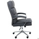 Кресло руководителя Faraon кожзам серый (A555337)