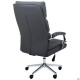Кресло руководителя Faraon кожзам серый (A555337)